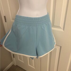 Light Blue Women's Athletic Shorts